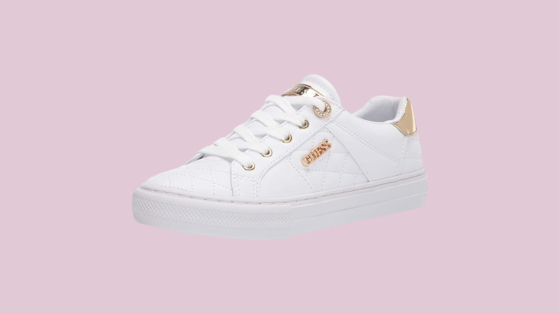 white guess sneakers