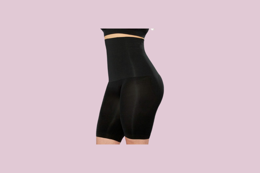 high waisted body shaper shorts