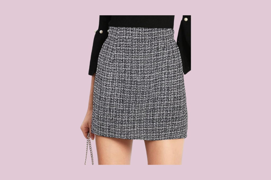 tweed skirt